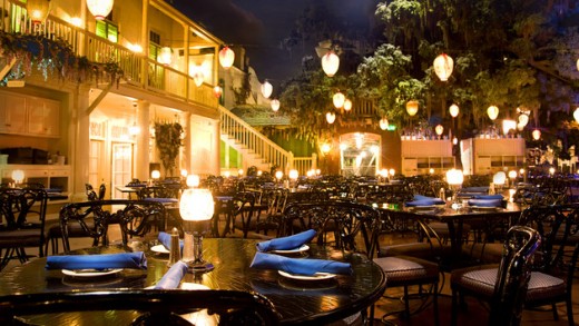 A picture of the Blue Bayou Restaurant.