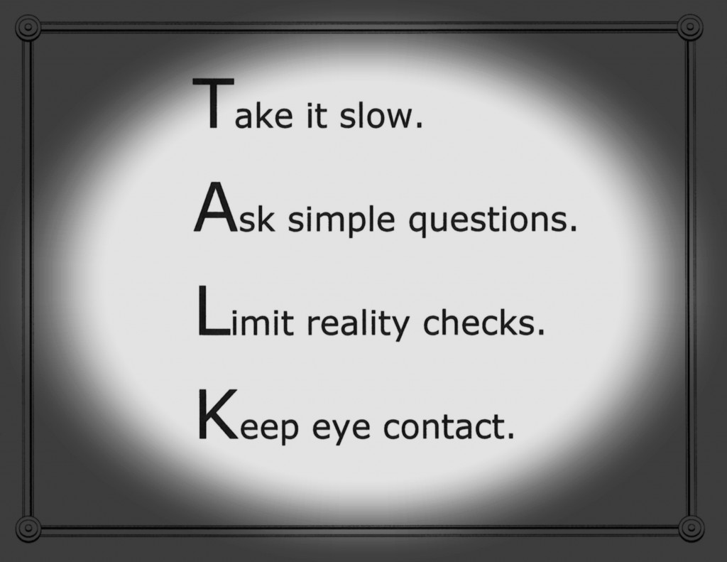 Ten Good Responses to Repetitive Questions from Alzheimer's Patients
