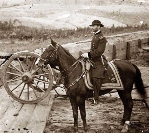 General William Tecumseh Sherman at the Battle of Atlanta