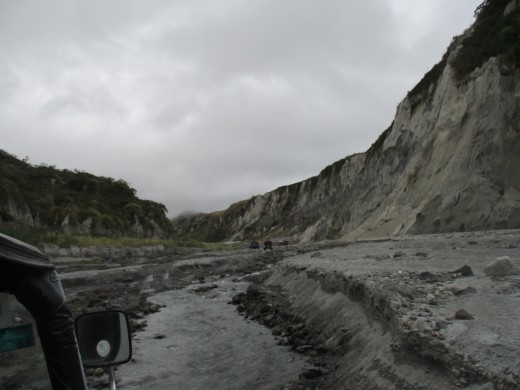 Mt. Pinatubo in the distance.
