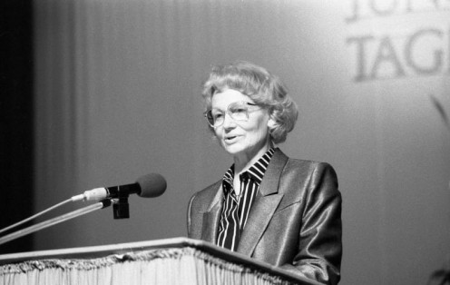 Margot Honecker, Minister for National Education, German Democratic Republic, 1988