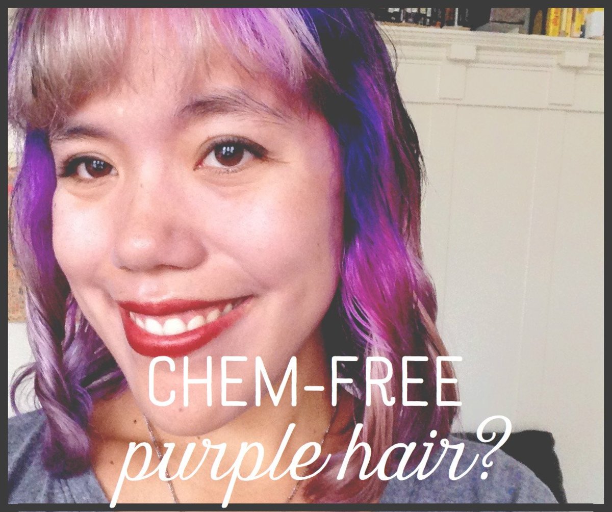 How To Color Your Hair Purple Without Using Chemical Dyes Bellatory