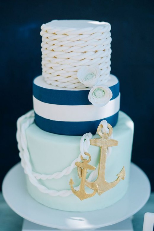 White Anchor Cake