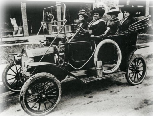 Madame CJ Walker Driving an Automobile