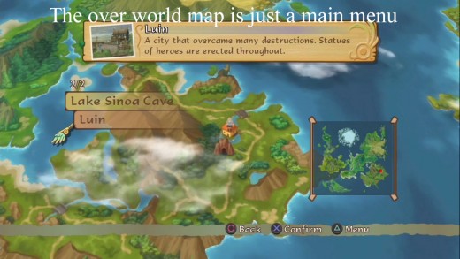 Yeah no exploration here, just pick from a menu