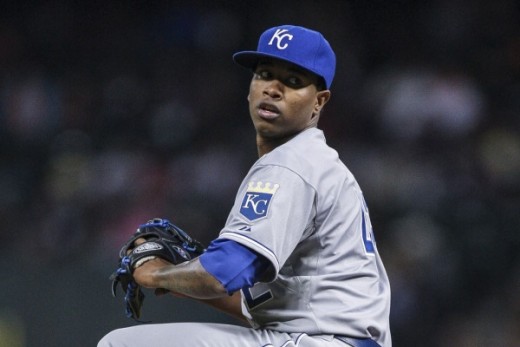 Yordano Ventura - he's not 25 years old yet, and he's been to the World Series twice already.