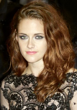 Kristen Stewart at the United Kingdoms premiere of The Twilight Saga: Breaking Dawn in year 2012, beautiful eyes