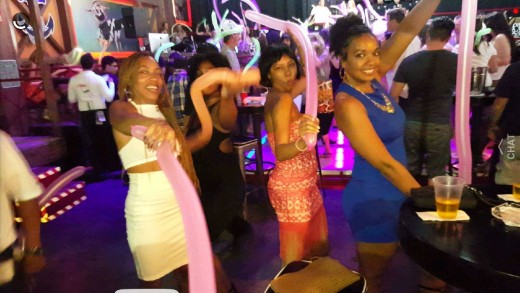 Having fun at La Vaquita!