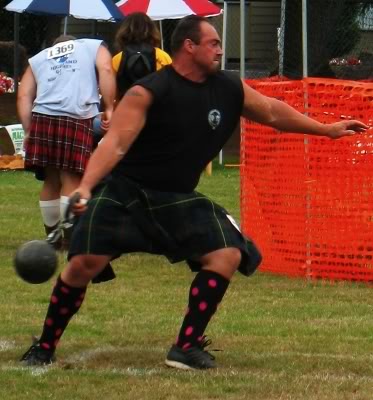 Highland games:  Scots people also embrace and are proud of their culture.