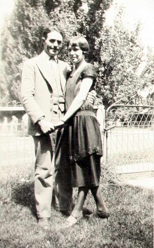 Grandpa Hugh Cheney and Grandma Ella Gladys Anderson (Barker)