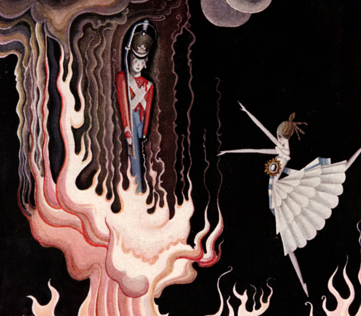 Here we show a portion of 'The Hardy Tin Soldier' - a design by Kay Nielsen from his suite published in 