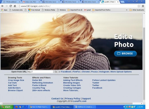 Step 1: Upload Your Photo For The Cover of Your Book Via the Web or your Computer