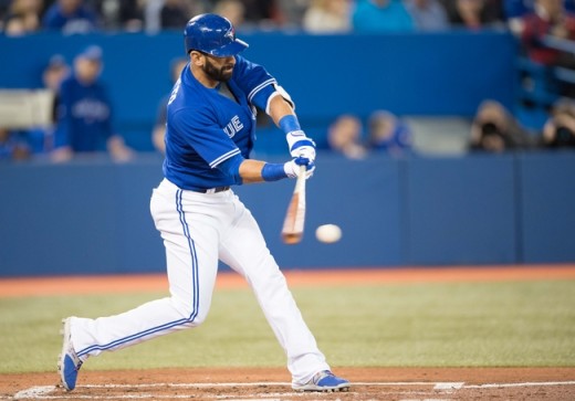 For students of baseball, this photo demonstrates perfection in swing mechanics at the moment of contact between bat and ball.