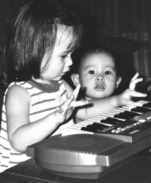 Sweet music: when two sisters learn to share. 