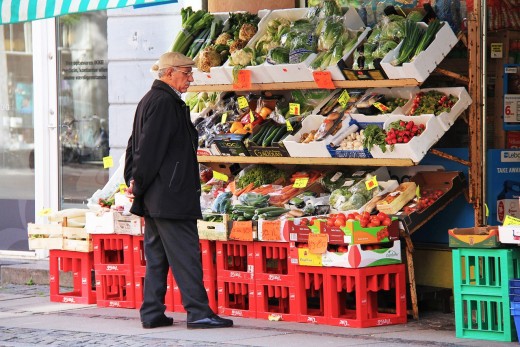 A store selling fresh produce. 