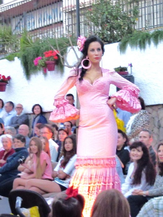 flamenco fashion parade in my hometown