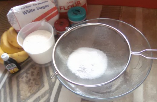 Sift Dry Ingredients