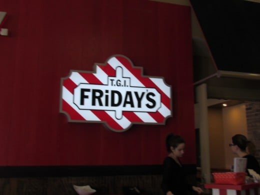 The Fridays Restaurant where we had a simple lunch of burgers and fries before we headed to Ontario, Canada to visit Niagara Falls.