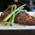 My husband Walker, ordered the New York Strip Steak with asparagus and a glass of red wine. My husband Walker, ordered the New York Strip Steak with asparagus and a glass of red wine.
