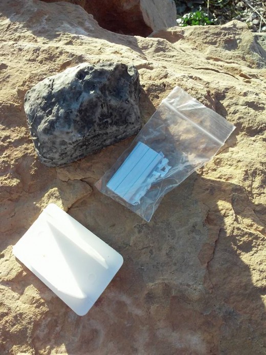 Traditional "Hide-a-key" cache exhibits excellent camouflage!