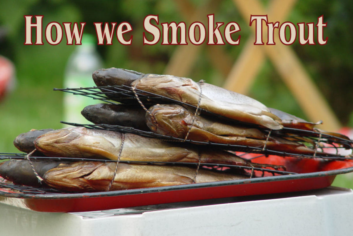 Trout - How to Smoke Your Trout in a Wood Burned Smoker