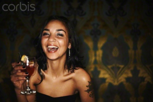QUIZ: is she a saloon girl, or is she just a pretty college student  having a great time?