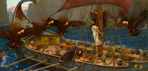 "Ulysses and the Sirens" - John William Waterhouse (1849-1917)