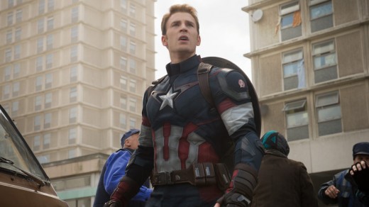 Captain America, played by Chris Evans
