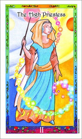 The High Priestess Card from the Whimsical Tarot deck by by Dorothy Morrison (Author), Mary Hanson-Roberts (Illustrator)