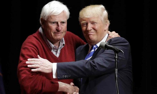 Trump and Bobby Knight