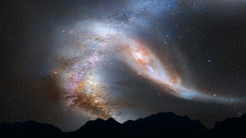 Andromeda Galaxy in the Milky Way