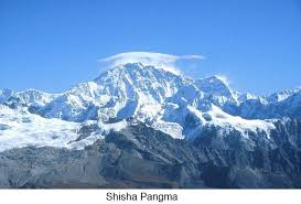 Shishapangma Mountain in tibet