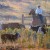 Rancher moving cattle