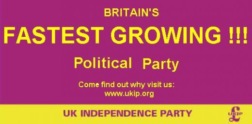 UKIP banner.