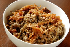 How to cook rice with Lentils a Vegan Recipe