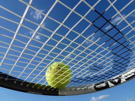 Tennis Racket and Ball 