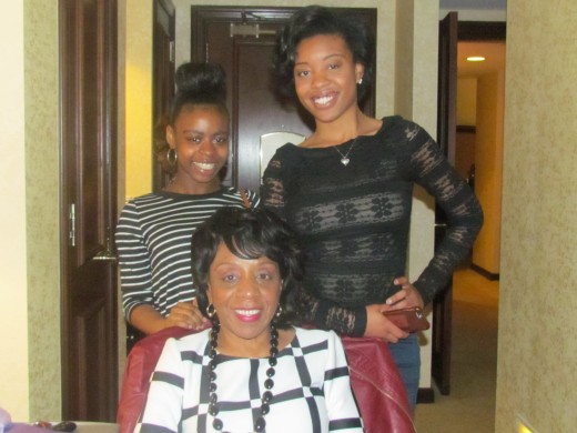 Aunt Doris, her daughter Lynetta and granddaughter Taylor, were also present.