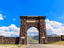 Theodore Roosevelt Arch near Gardiner, Montana