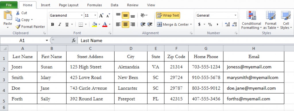 mail letter and form merge TurboFuture an List Merge  Address Mail Excel Using