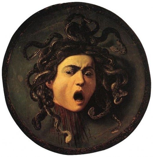 Medusa - Caravaggio (1571–1610)  - PD-art-100