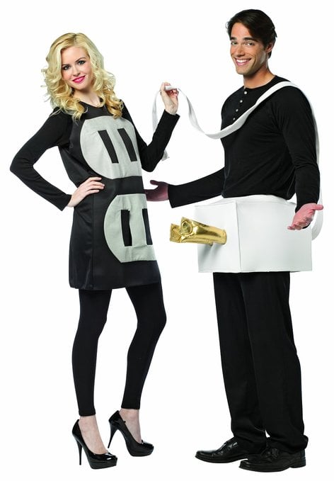 Rasta Imposta lightweight plug and socket Halloween costume for couples