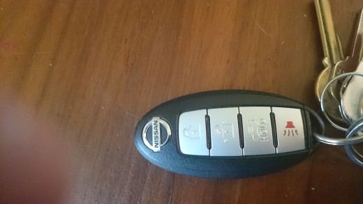 Future Shock--My Nissan keys.
