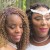 The bride take a quick photo with her mother. The bride take a quick photo with her mother.