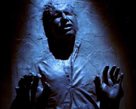 Take away the carbonite and this is exactly what Mil looks like right now!