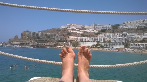 Put your feet up after a stroll along the sands!