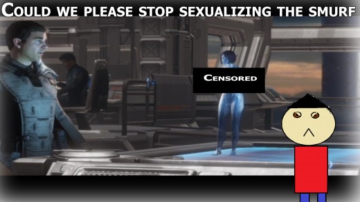 and yeah they really do try to sexualize the smurfette to much.