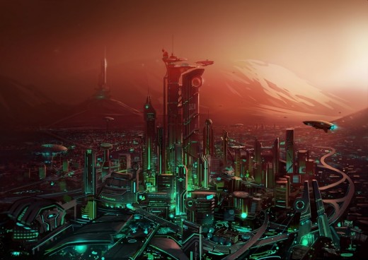 Human Cities on Mars