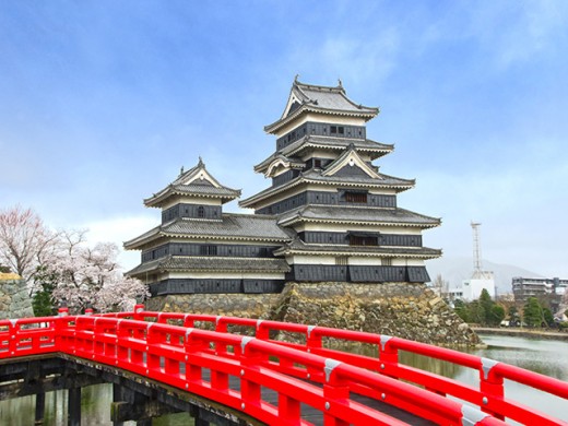 Matsumoto Castle of Central Japan. One of the original Japanese castles still standing till today.