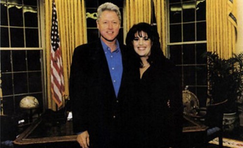The controversy involving President Clinton  and aide, Monica  Lewinsky