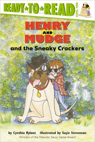 Henry and Mudge and the Sneaky Crackers by Cynthia Rylant - This series is what motivated my oldest son to really begin to take off in his reading. He would read 1 page & I would read the next. These are cute stories about a boy & his dog. 
